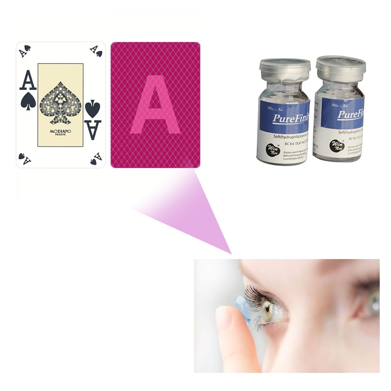 Professional IR Contact Lenses for Marked Playing Cards and Poker 1 Professional IR Contact Lenses for Marked Playing Cards and Poker